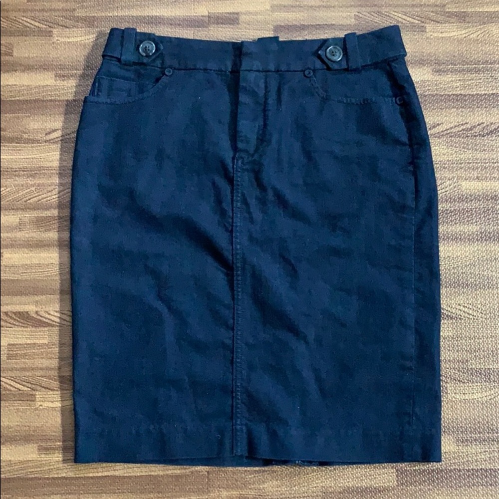 Banana Republic Jean skirt.  Dark wash.  SMALL
